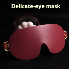 SM Discipline Set: Cuffs and Leather Whip - Passion Pulse Adult