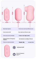 Tongue Sucking Remote Control Vibrator - Passion Pulse Adult