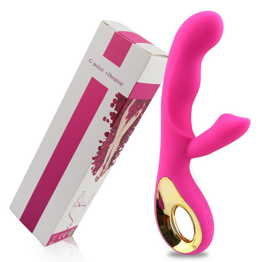 G-Spot Rabbit Vibrator with Clitoral Stimulator – Waterproof Rechargeable