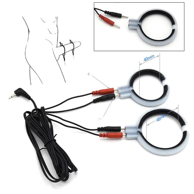 Electric Shock Penis Plug and Cock Ring Stimulator | Estim Electrostim Passion Pulse Adult Electric Shock Penis Plug and Cock Ring Stimulator | Estim Electrostim Passion Pulse Adult