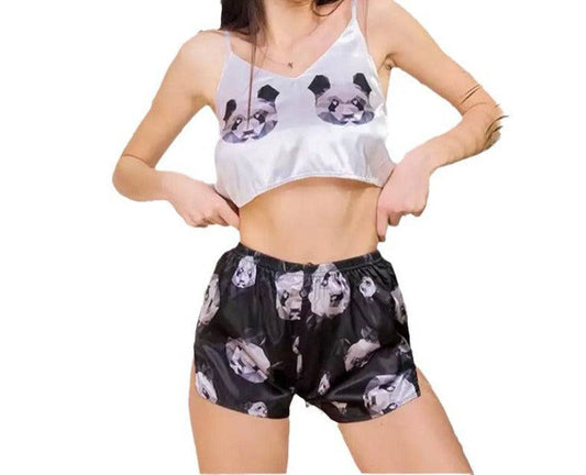 Women's sexy suspender pajamas