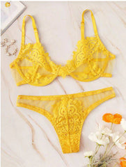 Ultra-thin Lace Underwear Set