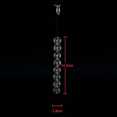 CrystalGlass Anal Beads - 5 Sizes Glass Butt Plug for Men, Women, and Couples with Smooth Vaginal and Anal Balls for BDSM, Massage, and Erotic Play