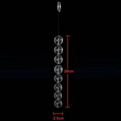 CrystalGlass Anal Beads - 5 Sizes Glass Butt Plug for Men, Women, and Couples with Smooth Vaginal and Anal Balls for BDSM, Massage, and Erotic Play