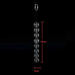 CrystalGlass Anal Beads - 5 Sizes Glass Butt Plug for Men, Women, and Couples with Smooth Vaginal and Anal Balls for BDSM, Massage, and Erotic Play