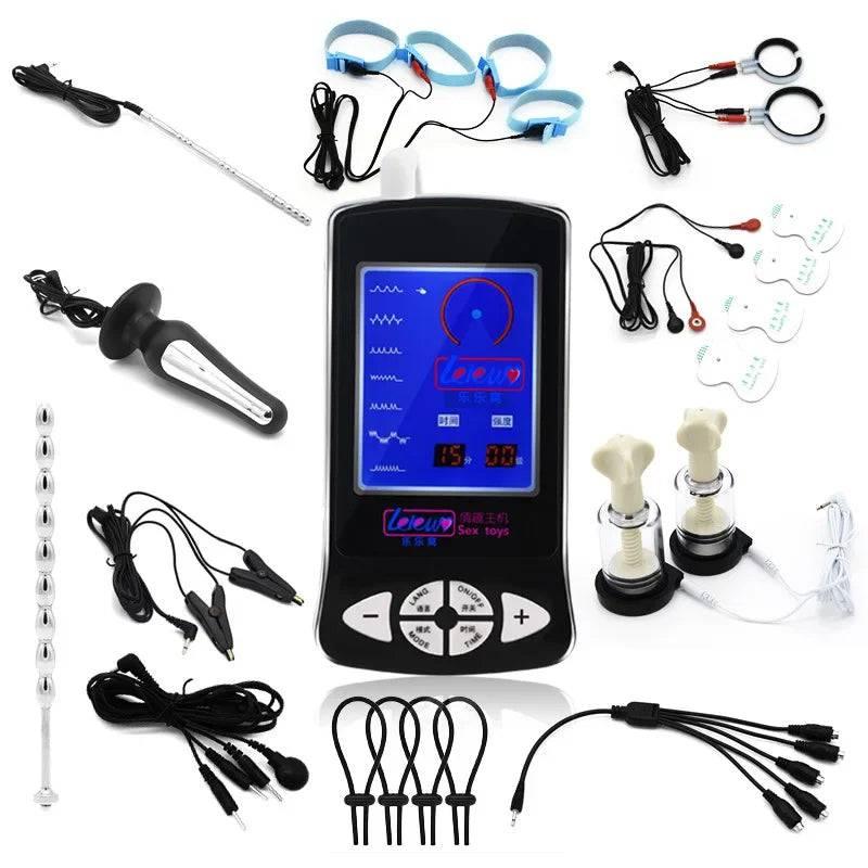 Electric Shock Penis Plug and Cock Ring Stimulator | Estim Electrostim Passion Pulse Adult Electric Shock Penis Plug and Cock Ring Stimulator | Estim Electrostim Passion Pulse Adult