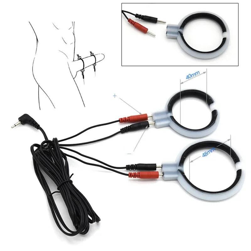 Electric Shock Penis Plug and Cock Ring Stimulator | Estim Electrostim Passion Pulse Adult Electric Shock Penis Plug and Cock Ring Stimulator | Estim Electrostim Passion Pulse Adult