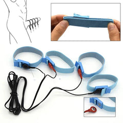 Electric Shock Penis Plug and Cock Ring Stimulator | Estim Electrostimulation Anal Plug BDSM Electrosex Toy for Couples 18+