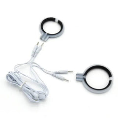 Electric Shock Penis Plug and Cock Ring Stimulator | Estim Electrostimulation Anal Plug BDSM Electrosex Toy for Couples 18+