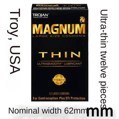 Super Large Ultra-Thin Condoms – 64mm, 69mm, 72mm Sizes for Extra Comfort