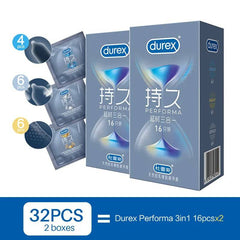 Durex Performa 3-in-1 Condoms