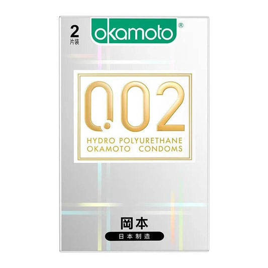 Okamoto Zero Zero Two 0.02mm Hydro Polyurethane Condoms – Ultra-Thin for Enhanced Sensation