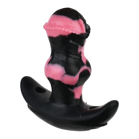 Adjustable Leather Mouth Gag with Vibrating Horse Dildo - 10 Modes Bondage Muzzle for Couples and BDSM Roleplay - Passion Pulse Adult