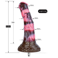 VAZEEK Silicone Dildo Attachments - 11 Styles for Sex Machines