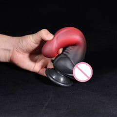 Liquid Silicone Dildo - G-Spot & Anal Plug Massager with Vibrant Colors