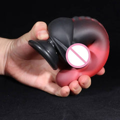 Liquid Silicone Dildo - G-Spot & Anal Plug Massager with Vibrant Colors