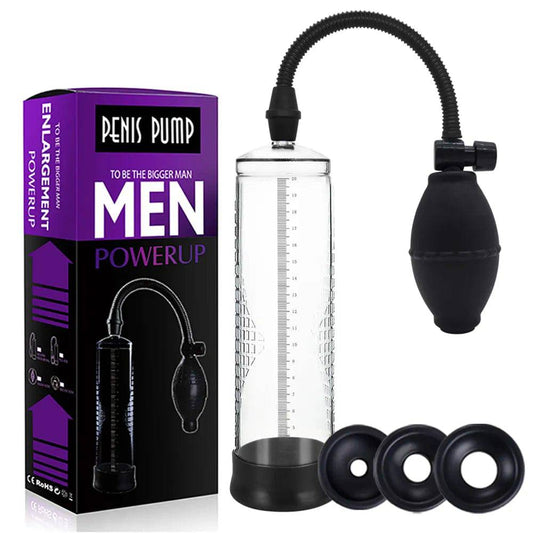 Effective Penis Pump: Enlargement Vacuum Dick Extender for Men, Sex Toy to Increase Length and Enlarger, Male Training Erotic Adult Sexy Product