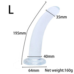 Silicone Dildo with Suction Cup – Anal Plug for Women and Gay Play