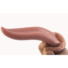 Tongue Suck Dildo & Anal Butt Plug | Realistic Penis for Women | G-Spot & Vaginal Stimulation Masturbator | Adult Sex Product