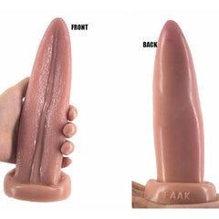 Tongue Suck Dildo & Anal Butt Plug | Realistic Penis for Women | G-Spot & Vaginal Stimulation Masturbator | Adult Sex Product