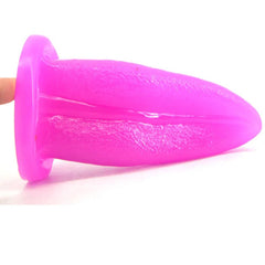 Tongue Suck Dildo & Anal Butt Plug | Realistic Penis for Women | G-Spot & Vaginal Stimulation Masturbator | Adult Sex Product