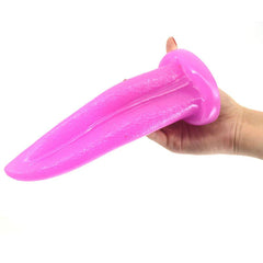 Tongue Suck Dildo & Anal Butt Plug | Realistic Penis for Women | G-Spot & Vaginal Stimulation Masturbator | Adult Sex Product