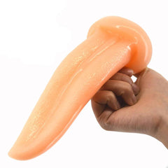 Tongue Suck Dildo & Anal Butt Plug | Realistic Penis for Women | G-Spot & Vaginal Stimulation Masturbator | Adult Sex Product