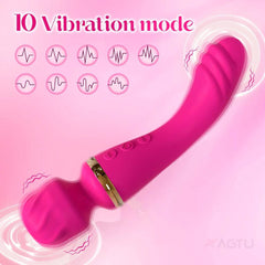 2 Motors AV Vibrator for Women G Spot Clit Clitoris Stimulator USB Rechargeable Vagina Massager Female Sex Toys Adults Goods