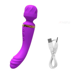 2 Motors AV Vibrator for Women G Spot Clit Clitoris Stimulator USB Rechargeable Vagina Massager Female Sex Toys Adults Goods