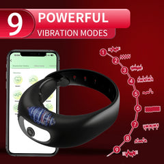 Adjustable Vibrating Cock Ring