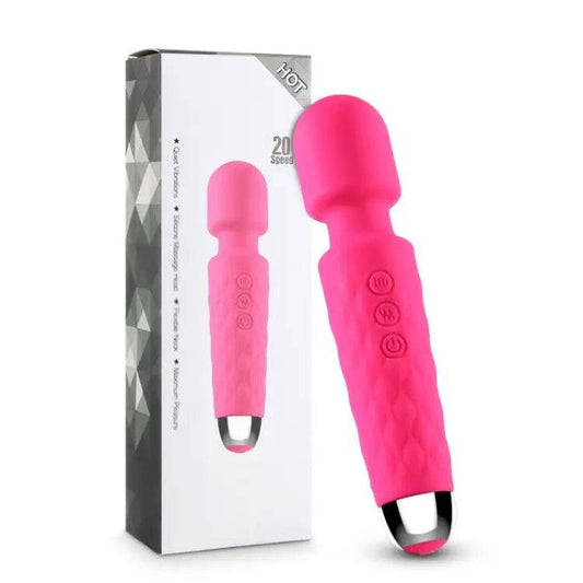 New Power Wand Massager: 10 Speeds, G-Spot and Clitoral Stimulation Vibrator - Sex Toy for Couples