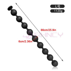 BubbleFlex Beads - 9-Ball Silicone Anal Expander