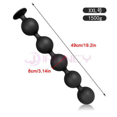 BubbleFlex Beads - 9-Ball Silicone Anal Expander