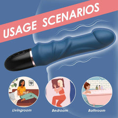 Extra-Large Vibrating Dildo Massager – Powerful Vaginal Stimulator for Women & Couples