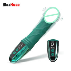 LCD Display 12-Powerful Vibrator: Clitoris, Nipple, G-Spot Tease, Dildo Stimulator, Vagina Masturbator - Sex Toys for Women and Couples