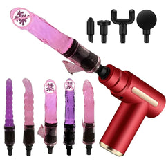 Portable Automatic Dildo Vibrator – Multi-Speed Fascial Massage Gun for Enhanced Pleasure