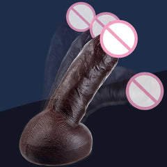 Realistic Silicone Dildo with Suction Cup - Soft & Flexible Adult Toy