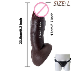 Realistic Silicone Dildo with Suction Cup - Soft & Flexible Adult Toy