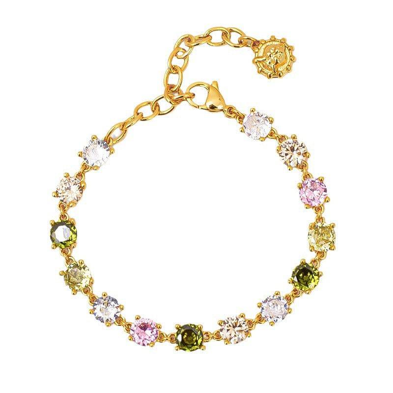 Colorful Zircon Bracelet