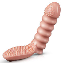 Couples Clitoral & G-Spot Finger Vibrator | Stimulator & Massager Finger Sleeve | Erotic Sex Toys for Women & Men