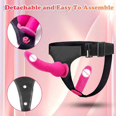 Double Strap On Dildo Female belt with Penis Sexual Harness women waist Adult toys Anal penetration Sex Toys For Lesbian Orgasm