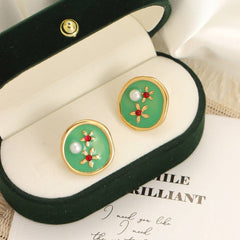 Enamel New Chinese Style Earrings