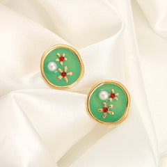 Enamel New Chinese Style Earrings