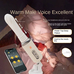 Fully Automatic Telescopic Sex Machine – Remote-Controlled Dildo Vibrator for Women