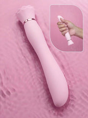 GALAKU Ballet Heating AV Vibrator with Suction Cup