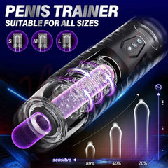 Hannibal Automatic Male Masturbator 7 Thrusting Rotating Modes Mastubator Cup Electric Pocket Pussy For Penis Sex Toy For Men