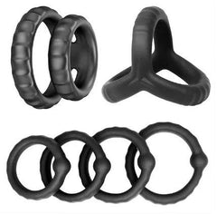 Newest Reusable Silicone Penis Ring | Semen Cock Ring for Penis Enlargement & Delayed Ejaculation | Sex Toys for Men