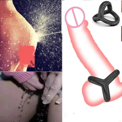 Newest Reusable Silicone Penis Ring | Semen Cock Ring for Penis Enlargement & Delayed Ejaculation | Sex Toys for Men