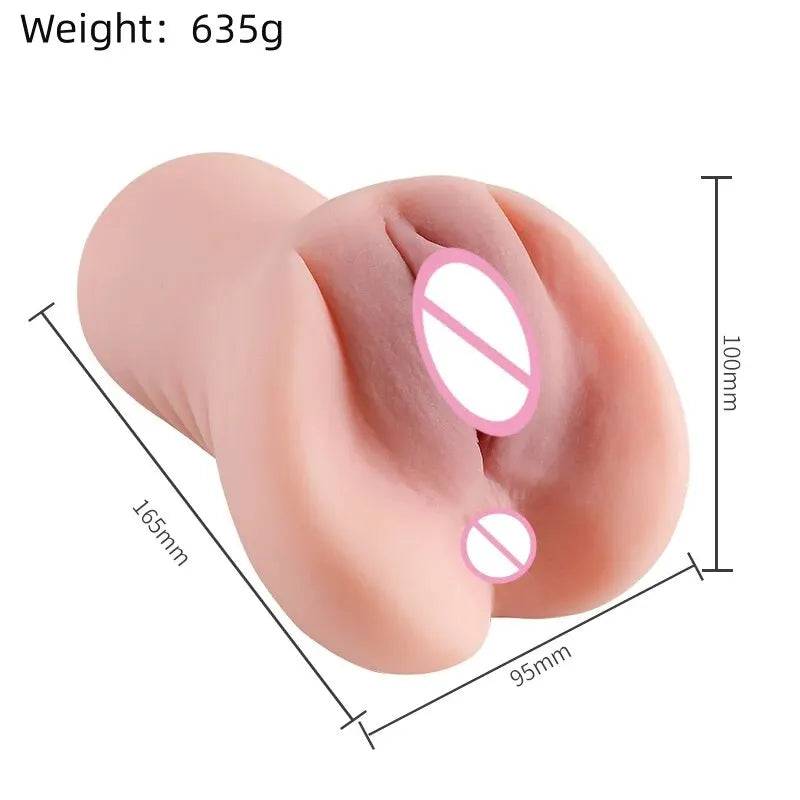 RealFeel Male Masturbator: Ultra-Realistic Vaginal Toy Pocket Pussy