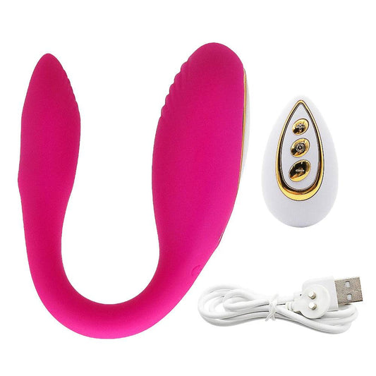 Sex Toy Tool: 10 Mode U-Shaped Wearable Dildo, Wireless Remote Control Vibrator for Couples - Female G-Spot Stimulator